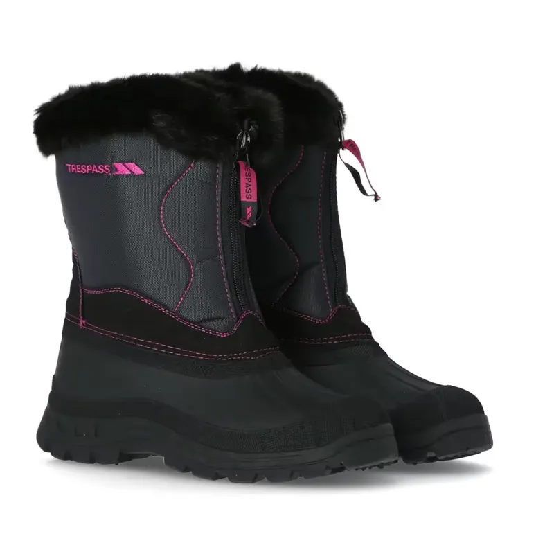 TRESPASS Womens Waterproof Snow Boots Zesty