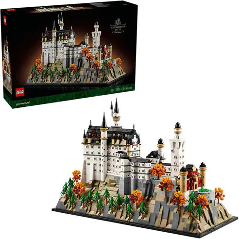 LEGO® Architecture 21063 Neuschwanstein Castle Collectible Model Kit for Adults