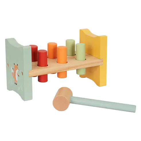 Tooky Toy Wooden Pounding Bench