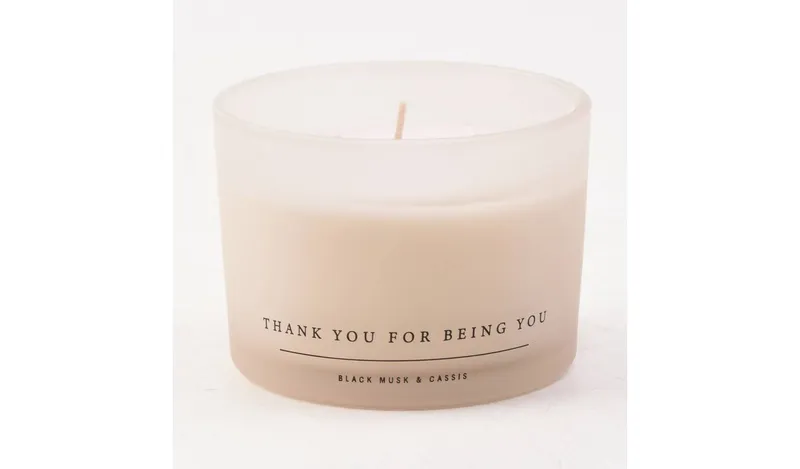 Argos Home Thank You For Being You Large Candle