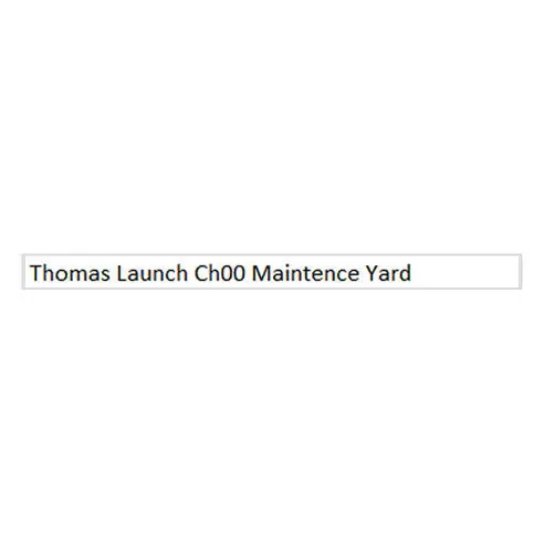 Thomas and Friends Thomas Launch Ch00