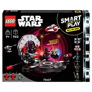 LEGO Star Wars SMART Play With SMART Brick Throne Room Duel and A-Wing Construction Set 75427