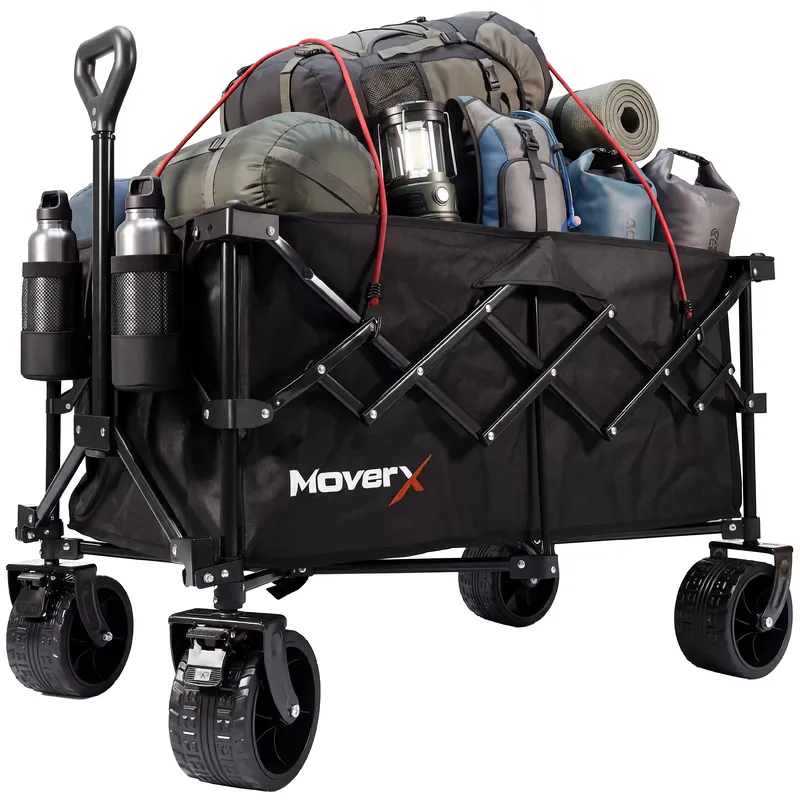 MOVERX Folding Camping Trolley Outdoor Wagon