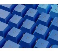 GLORIOUS GPBT Keycaps - UK Layout, Ocean Blue