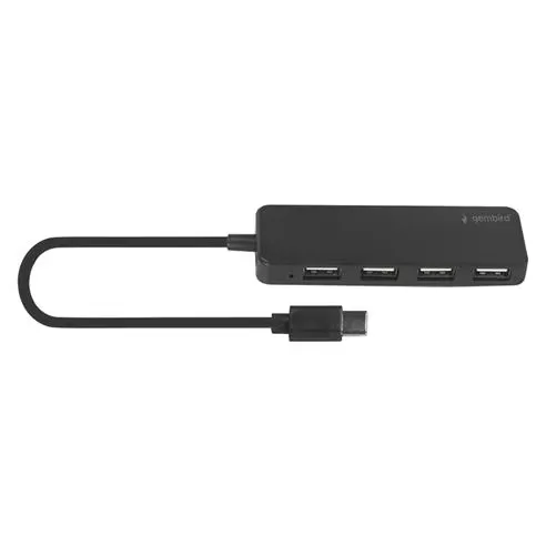 Gembird Type C To 4-Port USB PC Computer Hub Black
