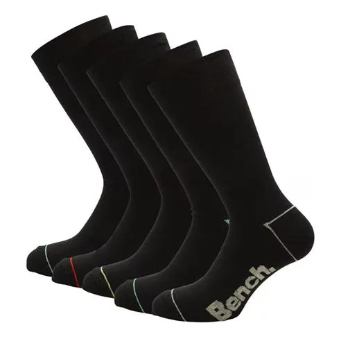 Bench Men's Prax 5 Pack Crew Socks