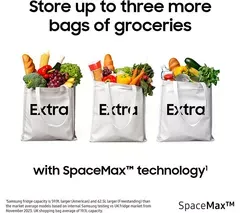 SAMSUNG Series 6 SpaceMax RS70F65QEFEU American-Style Smart Fridge Freezer - Black
