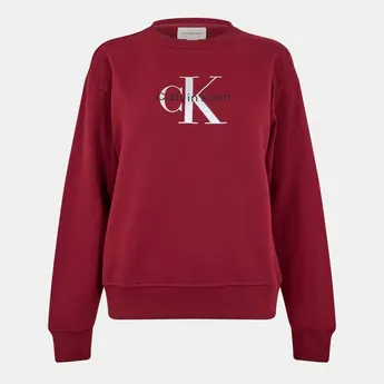 Calvin Klein Jeans Women's Cotton Crew Sweatshirt