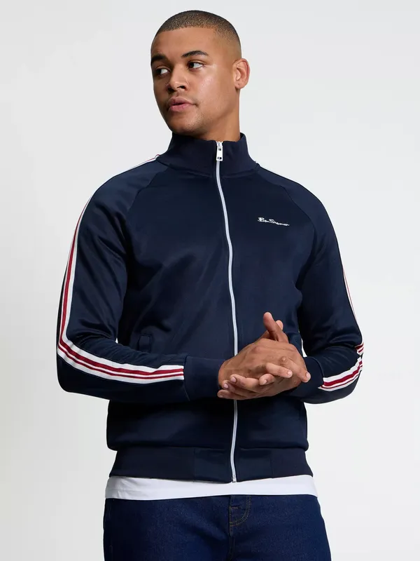 Ben Sherman House Tape Track Top, Dark Navy