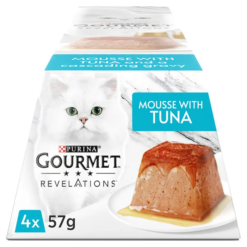 Gourmet Revelations Adult Wet Cat Food Mousse Tuna