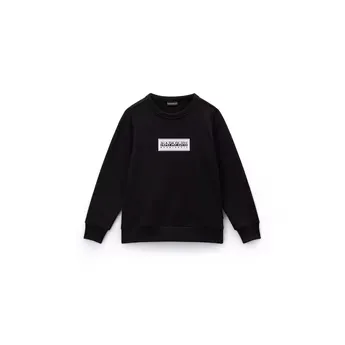 Napapijri Kids' Cotton Mix Relaxed Fit Crew Sweatshirt