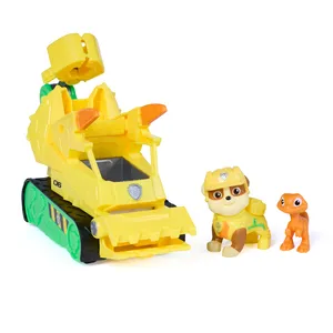 Paw Patrol The Dino Movie Rubble Dino Rescue Bulldozer Playset