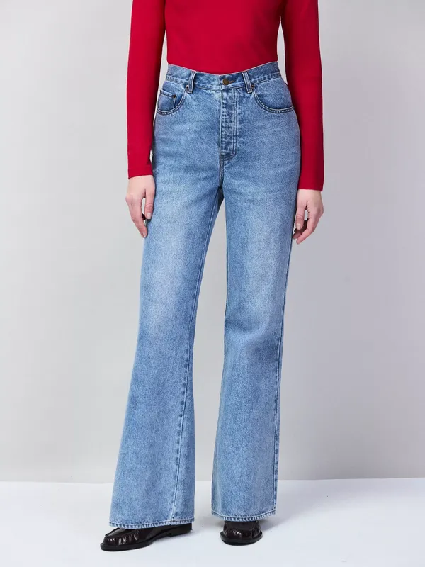 Ro&Zo Skinny Fit Bootleg Jeans, Blue