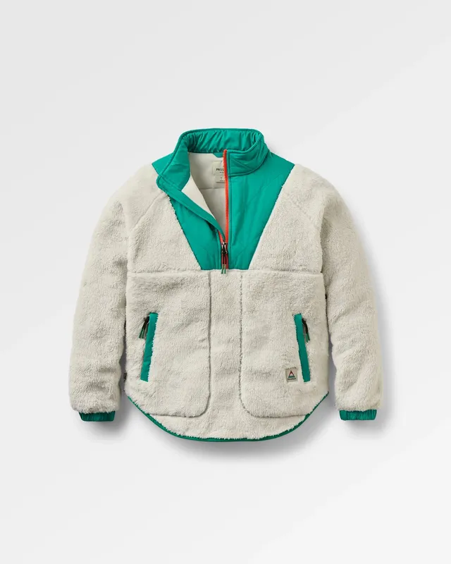 Passenger Clothing Beaumont Sherpa Hoodless Fleece - Dawn Grey