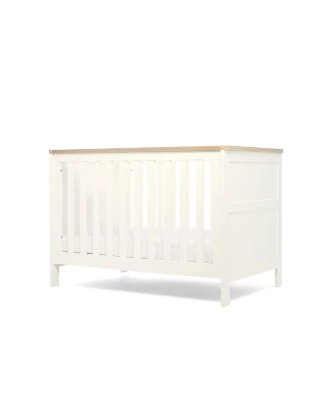 Mamas & Papas Wedmore Small Cotbed - White/Oak