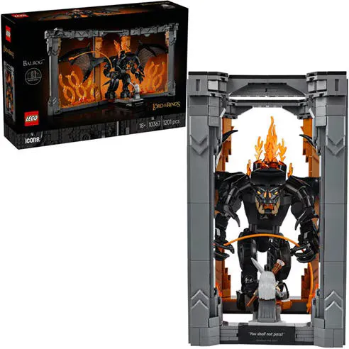 LEGO Icons 10367 The Lord of the Rings: Balrog Book Nook