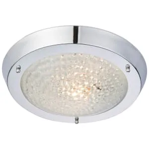 Travis Jewel Effect Chrome Bulkhead Light