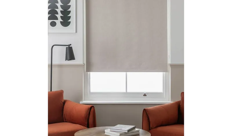 Habitat Industrial Stripe Neutral Roller Blind