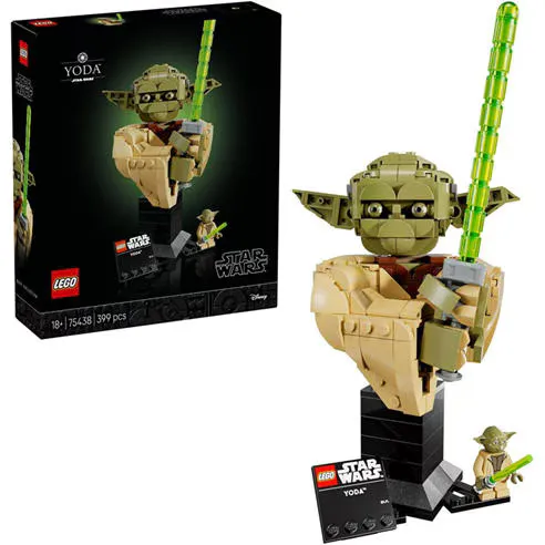 LEGO Star Wars Yoda Bust Collectible Model Kit 75438