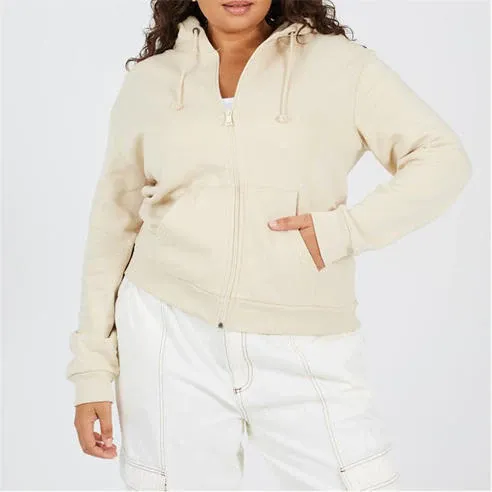 Brave Soul Plus Size Classic Zip Through Hoodie with Pockets