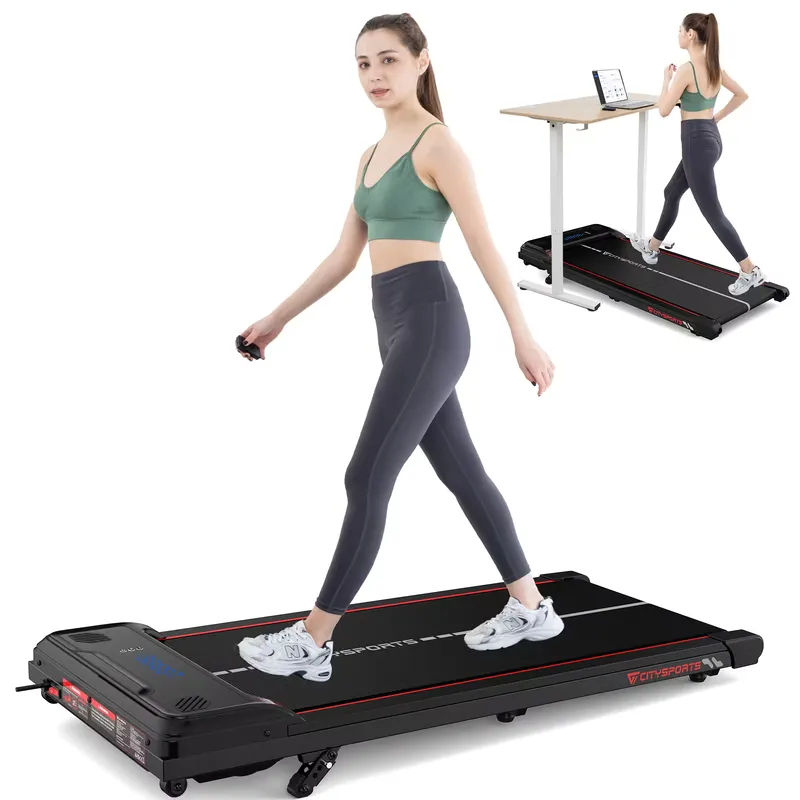 CITYSPORTS Walking Treadmill Incline up to 13.41%-3 Positions,6.0km/h, Bluetooth, LED light